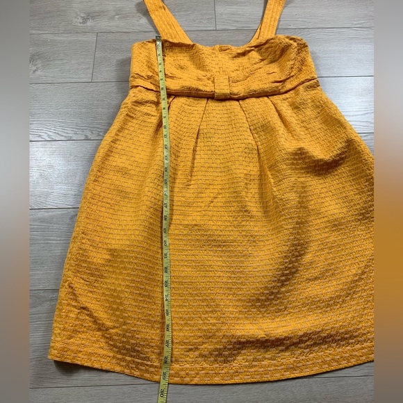 See By Chloe Orange Bow Square Neckline Mini Dress - Picture 10 of 12